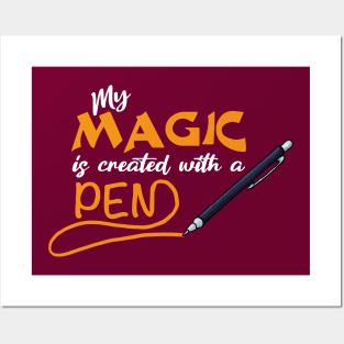 My Magic is created with a pen Posters and Art